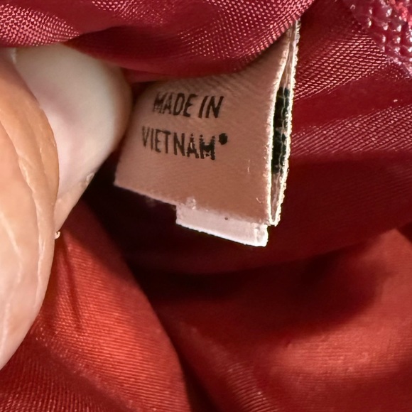 COACH PARK LEATHER TURNLOCK SLIM ENVELOPE WALLET CRIMSON RED WITH PLACE CARD - Picture 4 of 5